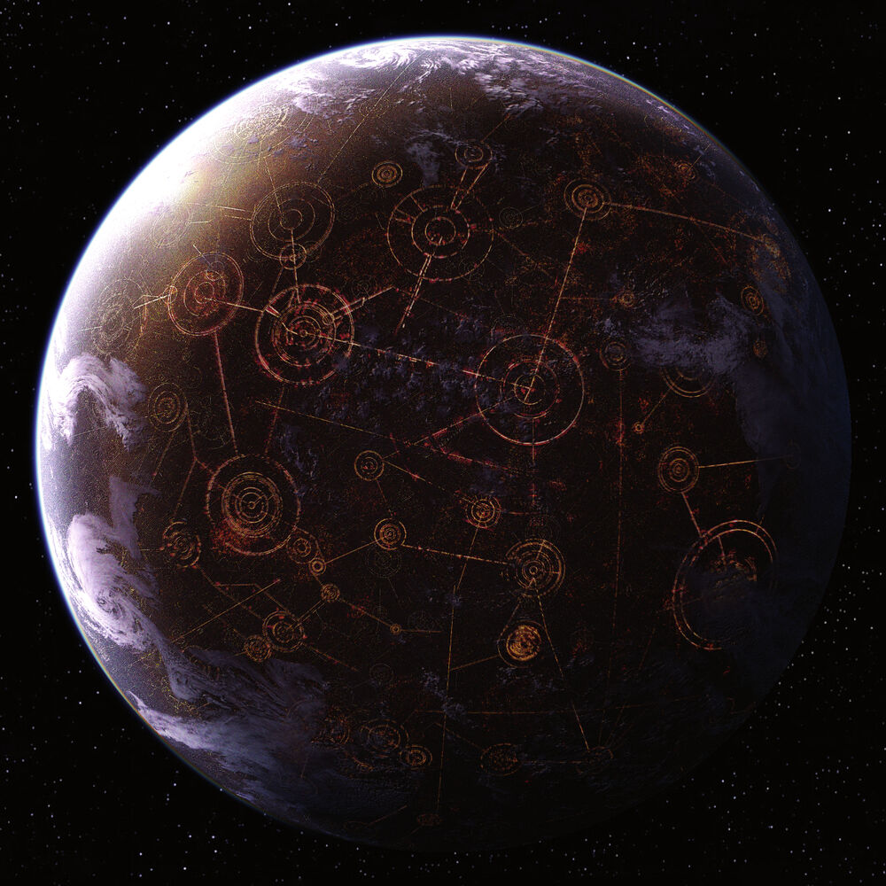 Coruscant — a planet in the LOTJ galaxy