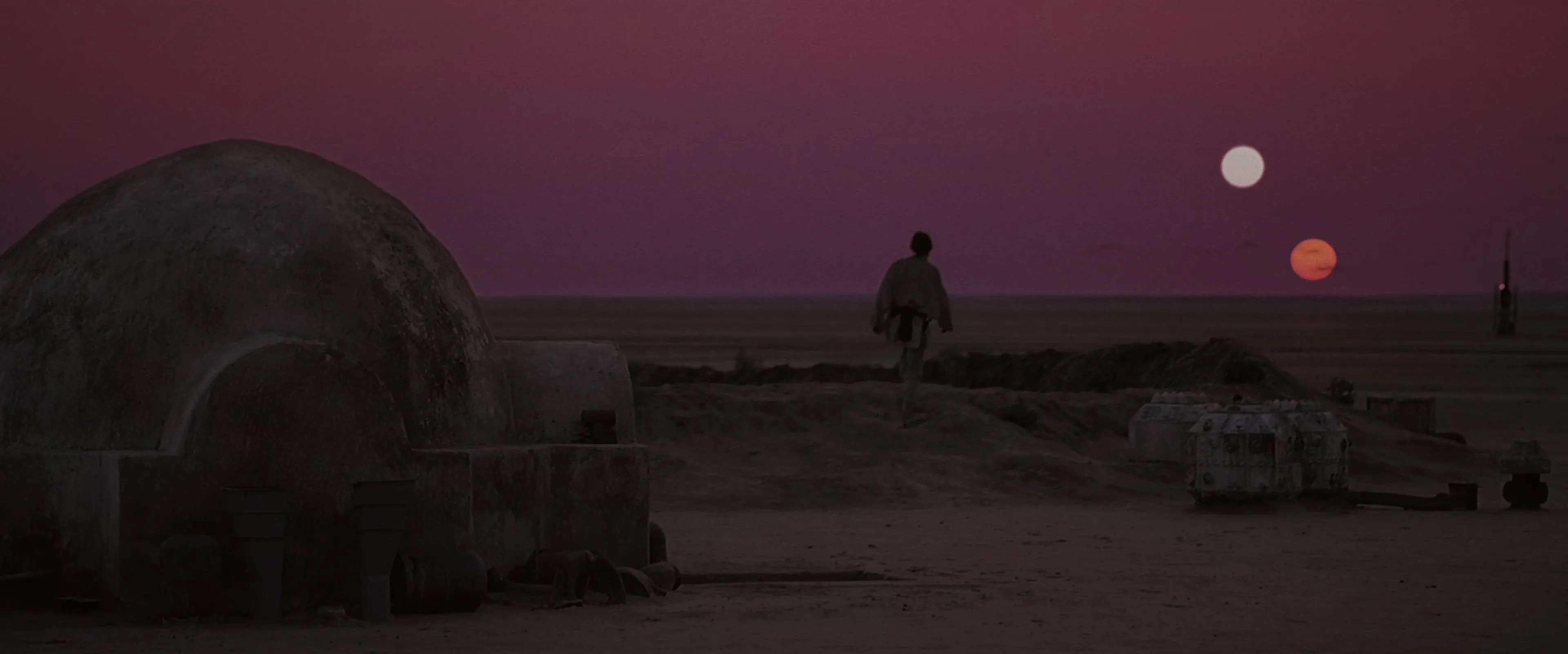 Tatooine sunset representing the Star Wars journey